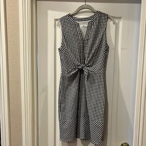 Vineyard Vines Black and White Gingham Dress, size 6